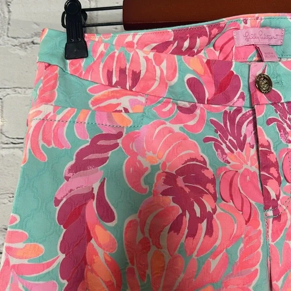 Lilly Pulitzer Straight Leg Pants Size 6 Excellent Condition - Picture 8 of 10